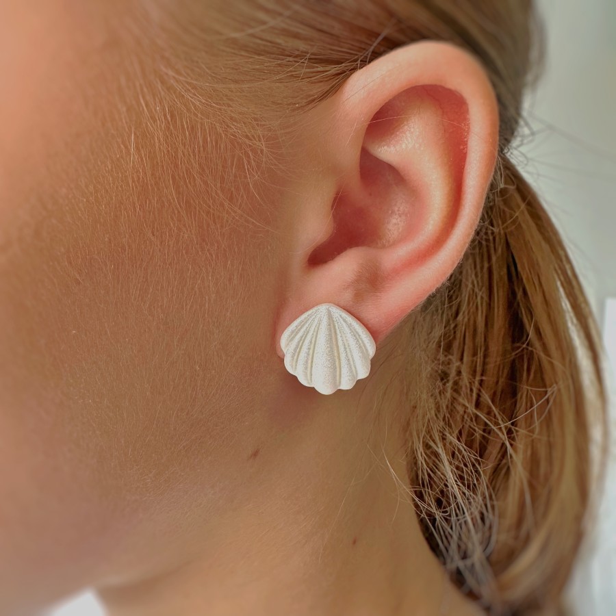 Auskarai Kriauklės |Mažos|AUP-38